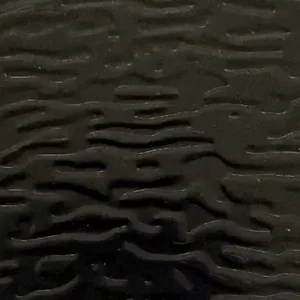 black garage door color